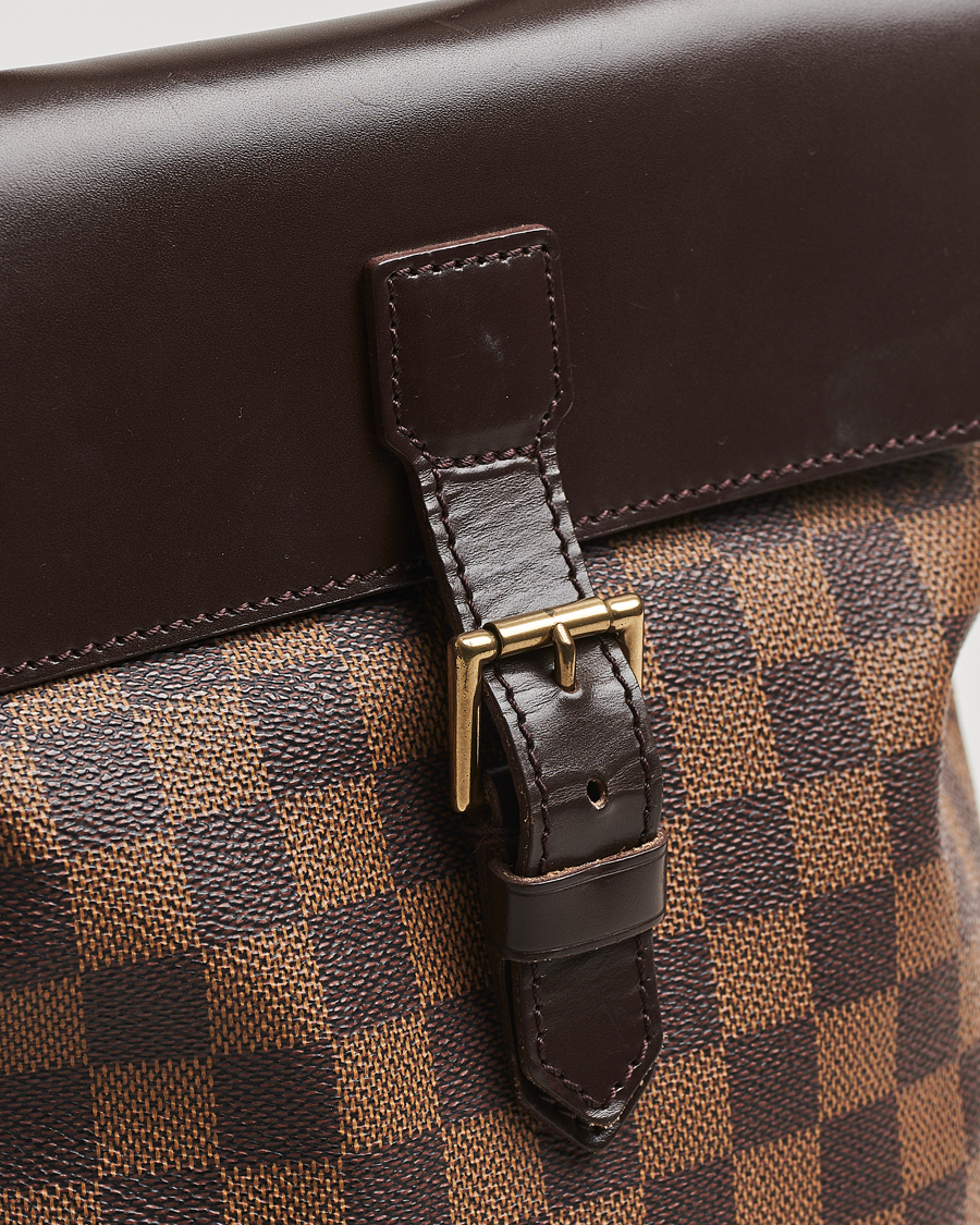 Men | Pre-Owned & Vintage Bags | Louis Vuitton Pre-Owned | Soho Backpack Damier Ebene
