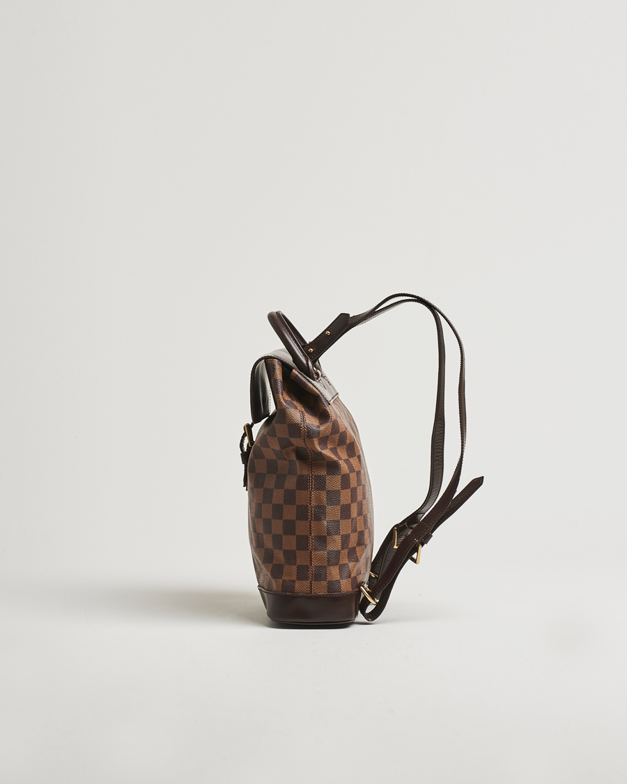 Men | Pre-Owned & Vintage Bags | Louis Vuitton Pre-Owned | Soho Backpack Damier Ebene