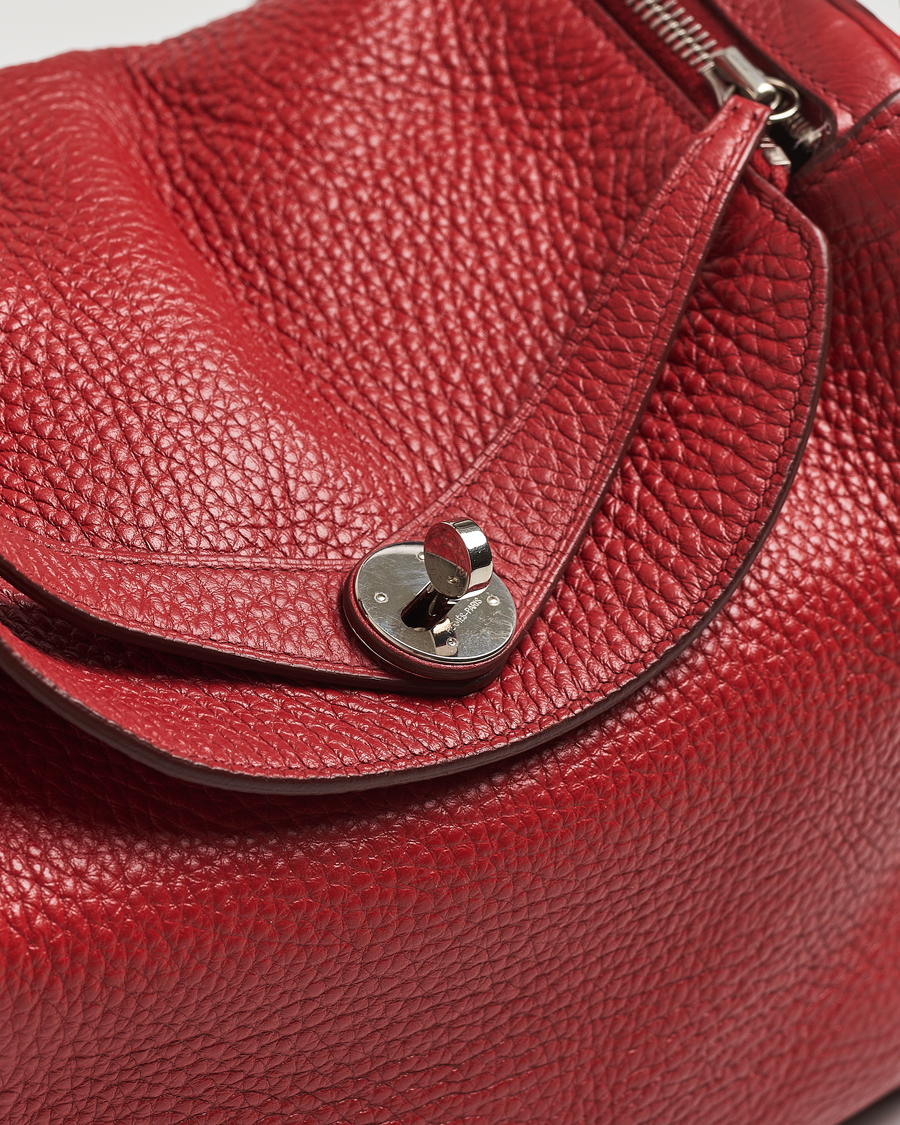 Men | Pre-Owned & Vintage Bags | Hermès Pre-Owned | Lindy 30 Bag Taurillon Clemence Leather Red