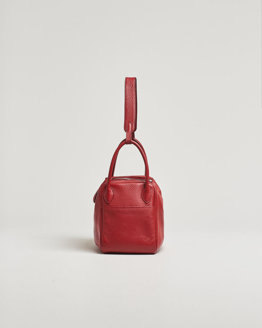 Men | Pre-Owned & Vintage Bags | Hermès Pre-Owned | Lindy 30 Bag Taurillon Clemence Leather Red