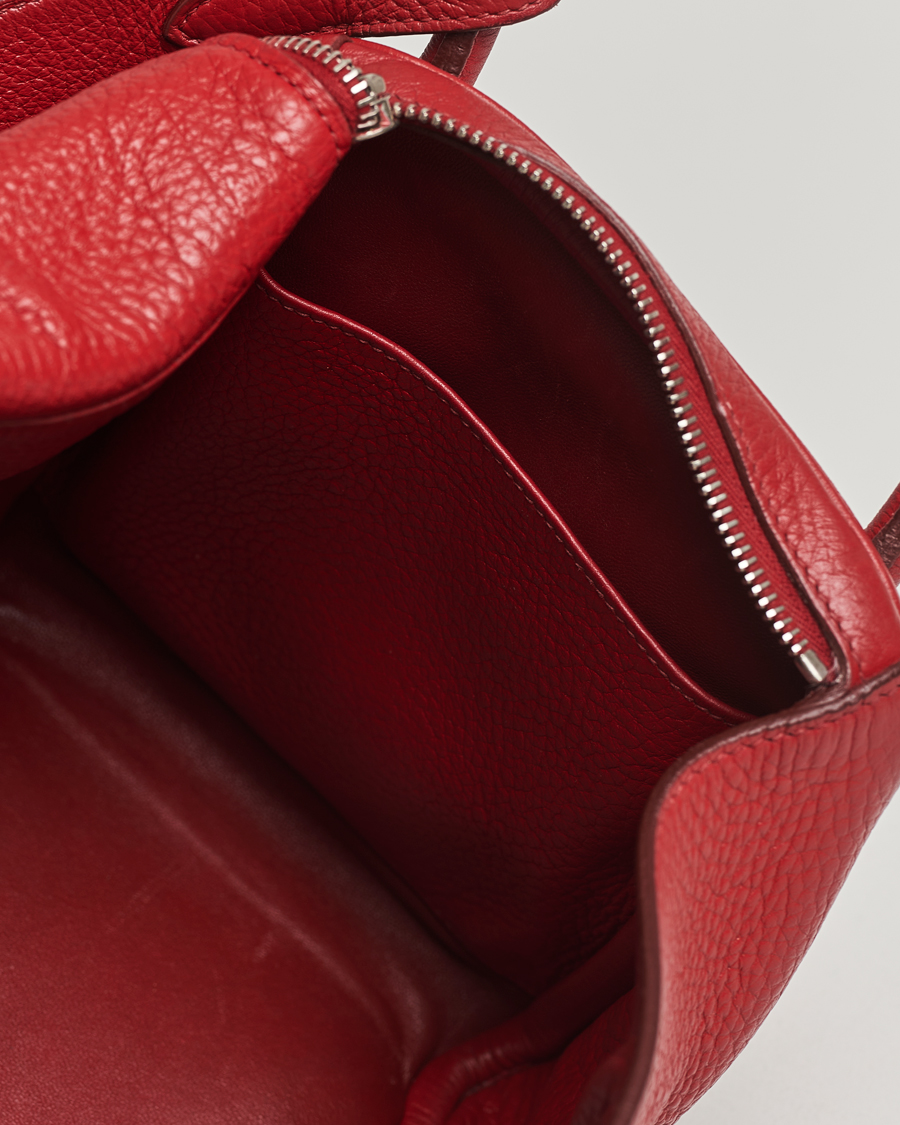 Men | Pre-Owned & Vintage Bags | Hermès Pre-Owned | Lindy 30 Bag Taurillon Clemence Leather Red