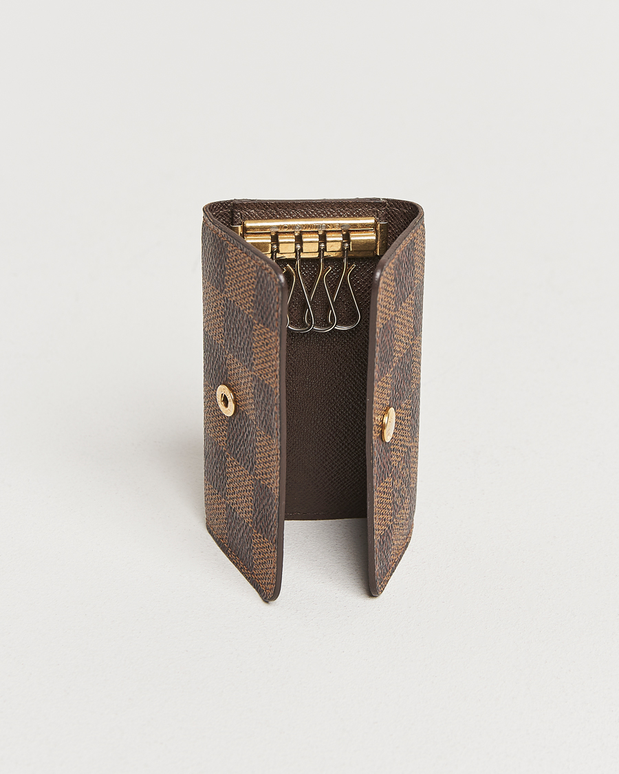 Men | Pre-Owned & Vintage Bags | Louis Vuitton Pre-Owned | Key Holder Damier Ebene