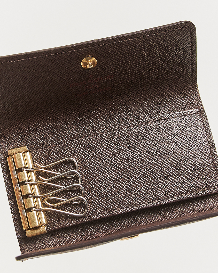 Men | Pre-Owned & Vintage Bags | Louis Vuitton Pre-Owned | Key Holder Damier Ebene