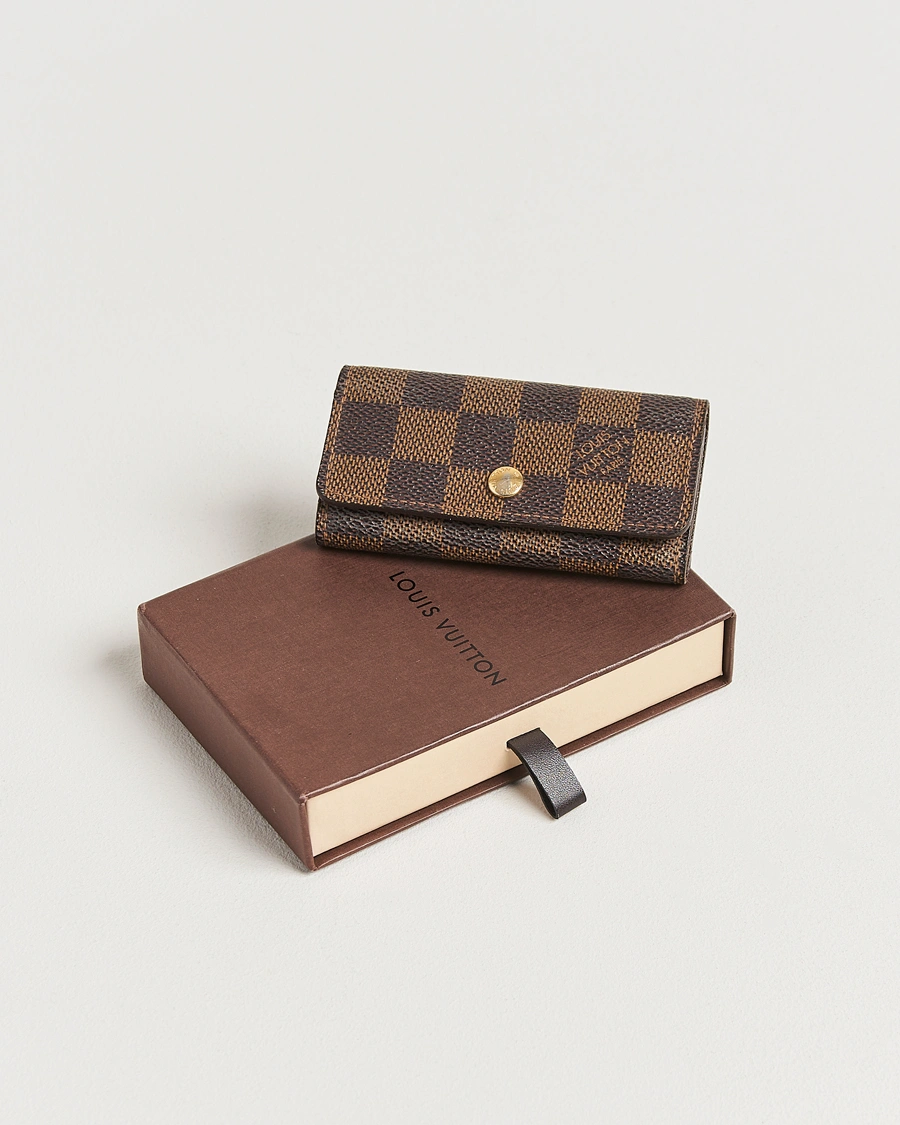 Men | Pre-Owned & Vintage Bags | Louis Vuitton Pre-Owned | Key Holder Damier Ebene