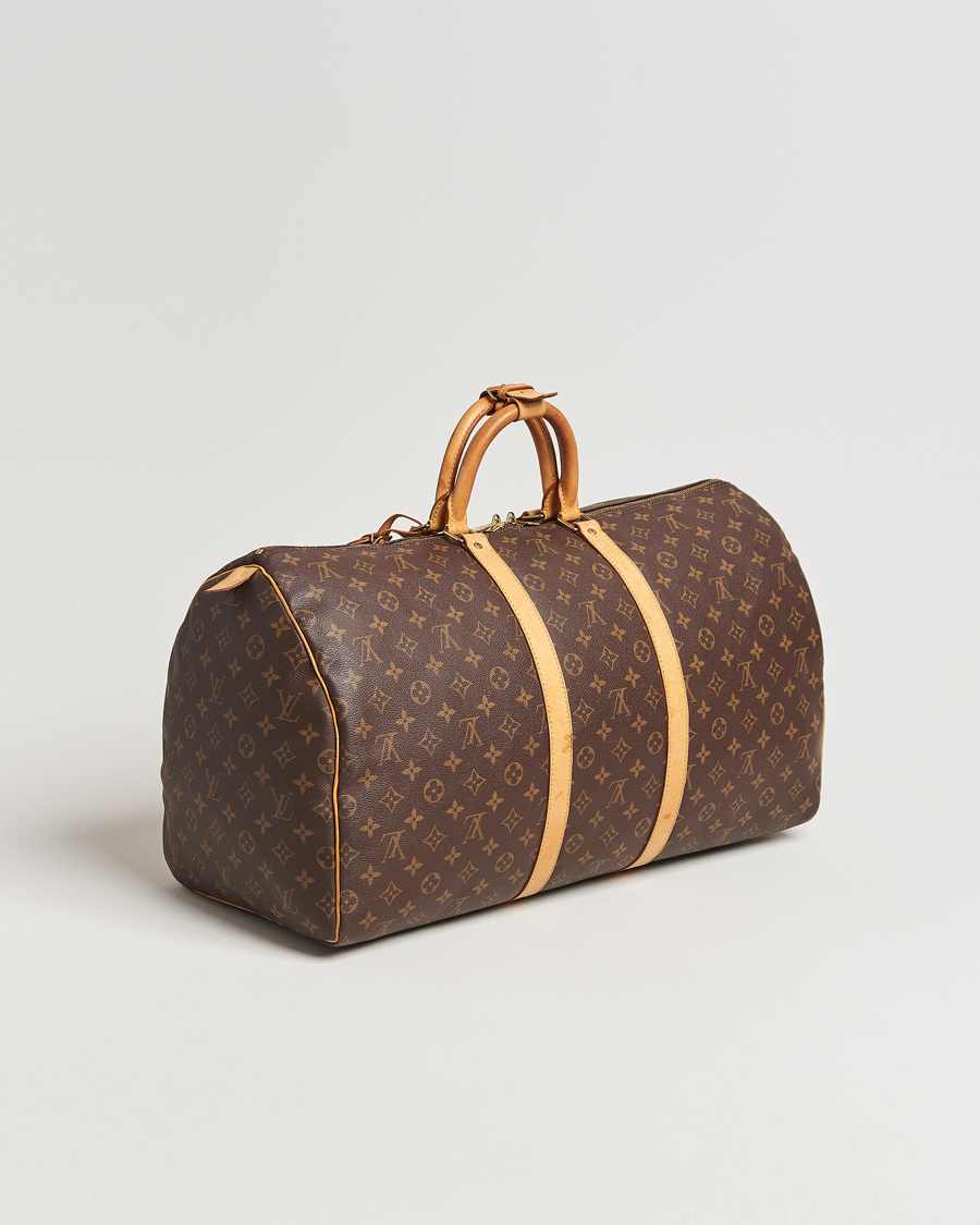 Men | Pre-Owned & Vintage Bags | Louis Vuitton Pre-Owned | Keepall 55 Monogram