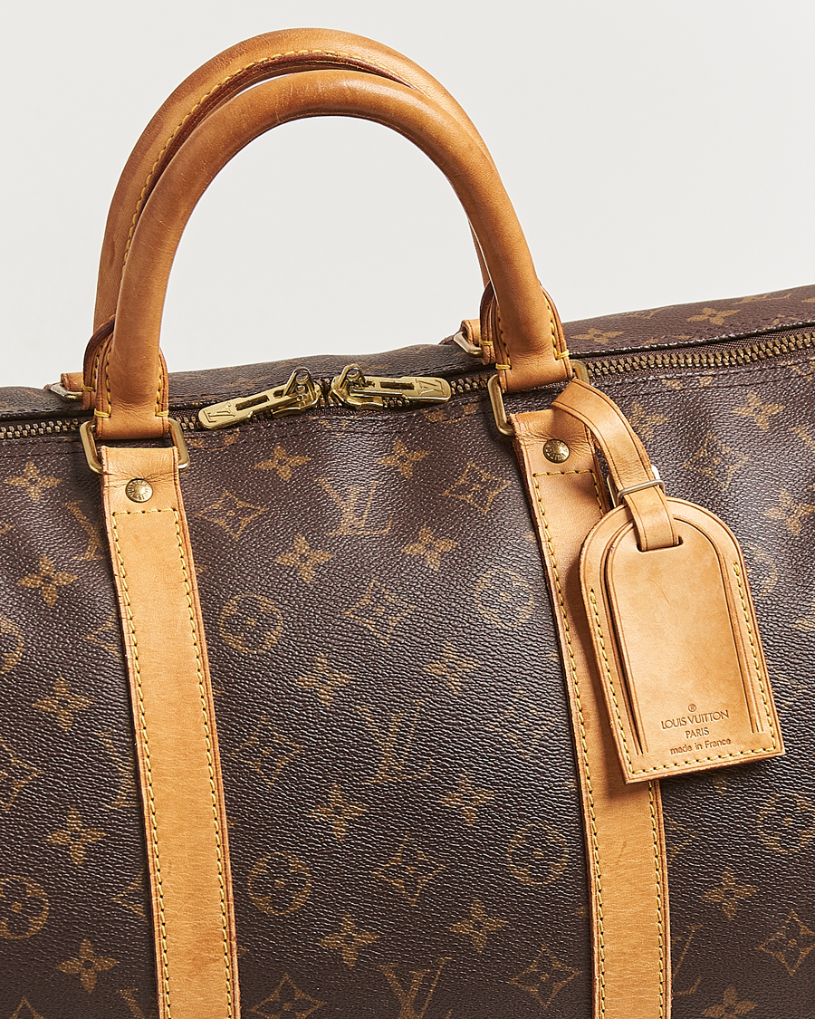 Men | Pre-Owned & Vintage Bags | Louis Vuitton Pre-Owned | Keepall 55 Monogram