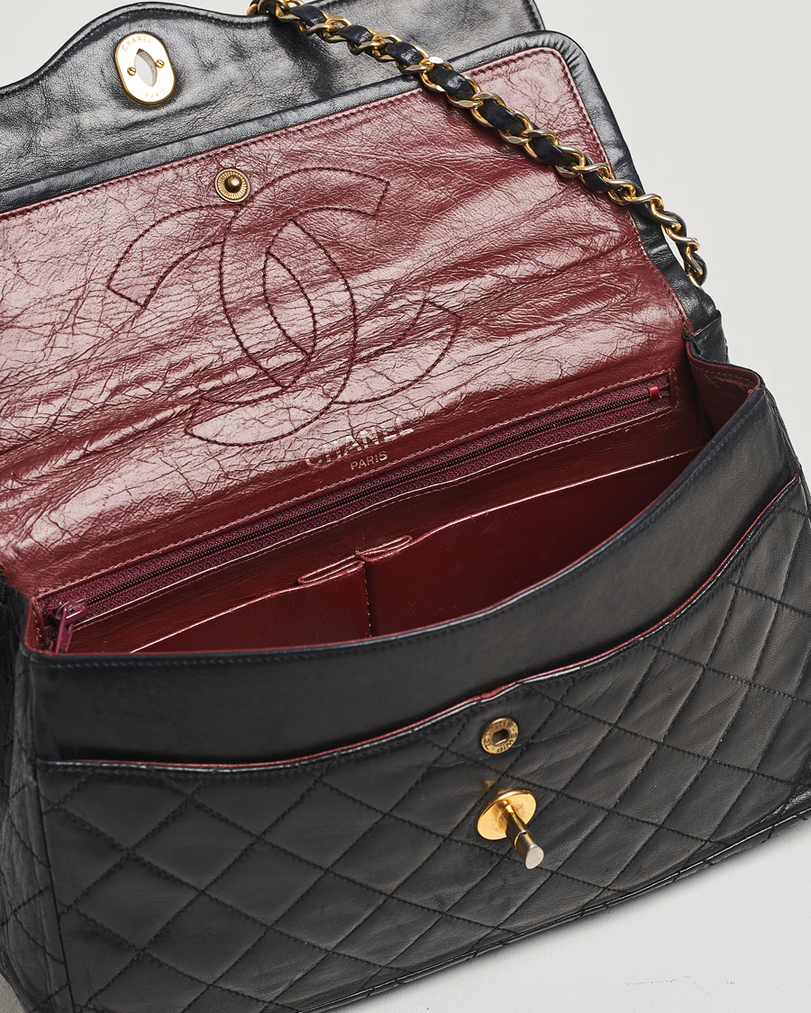 Men | Gifts for Her | Chanel Pre-Owned | Classic Medium Double Flap Bag Black