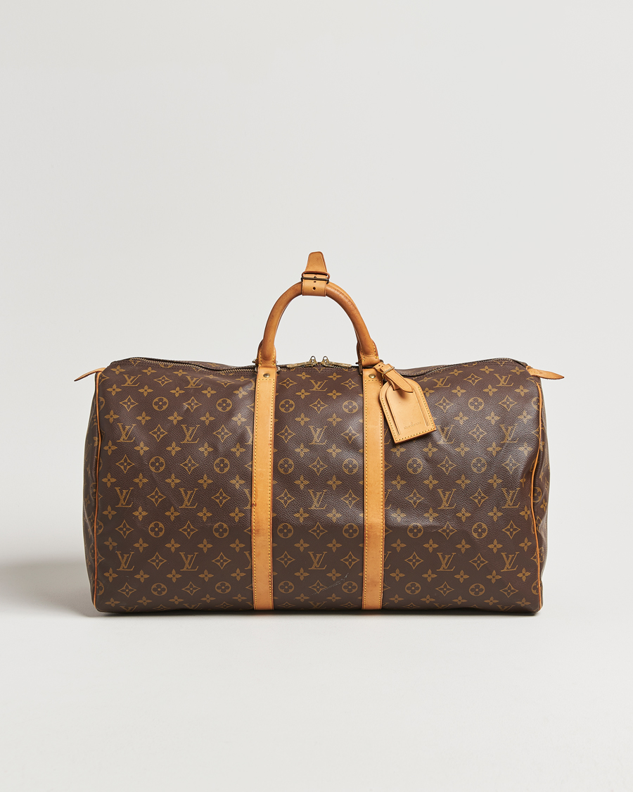 Men | Pre-Owned & Vintage Bags | Louis Vuitton Pre-Owned | Keepall 55 Monogram