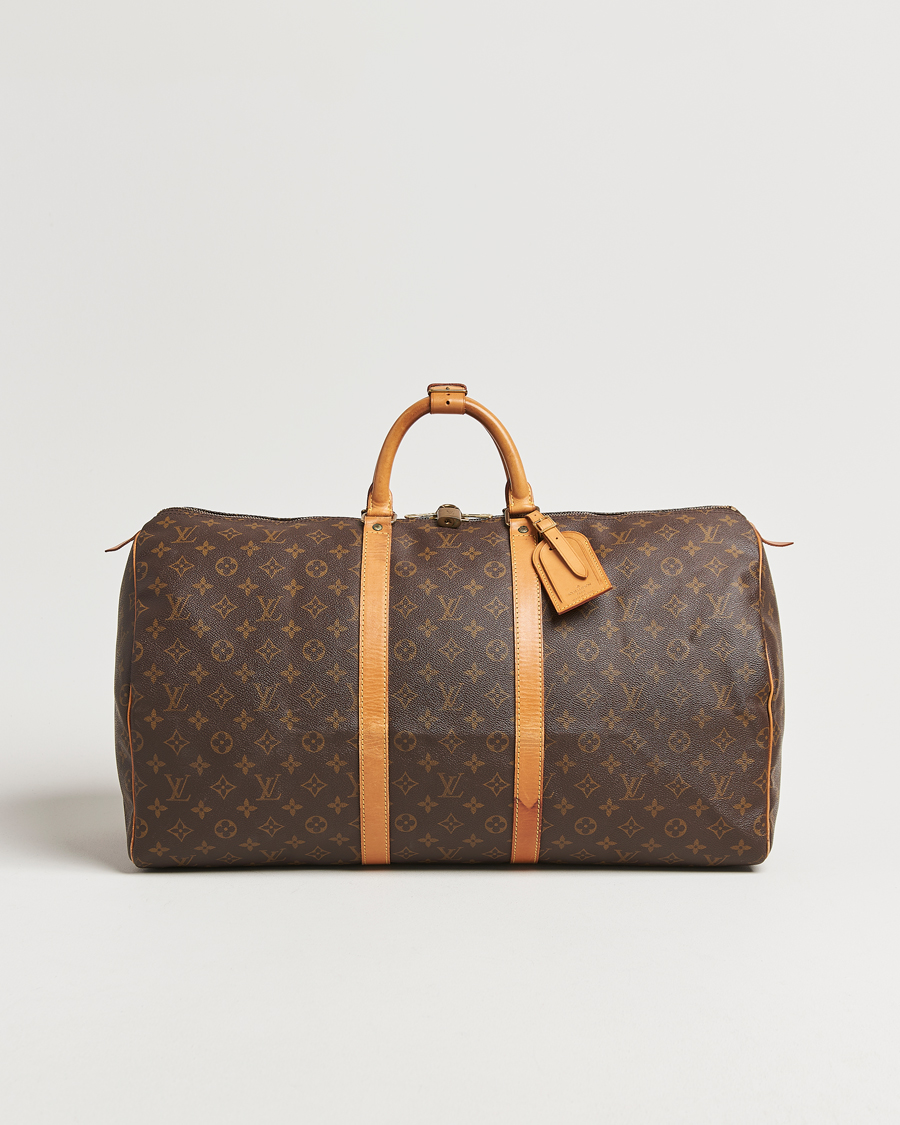 Men | Pre-Owned & Vintage Bags | Louis Vuitton Pre-Owned | Keepall 55 Monogram