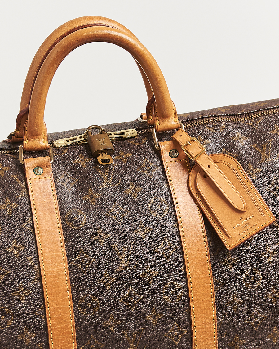 Men | Pre-Owned & Vintage Bags | Louis Vuitton Pre-Owned | Keepall 55 Monogram