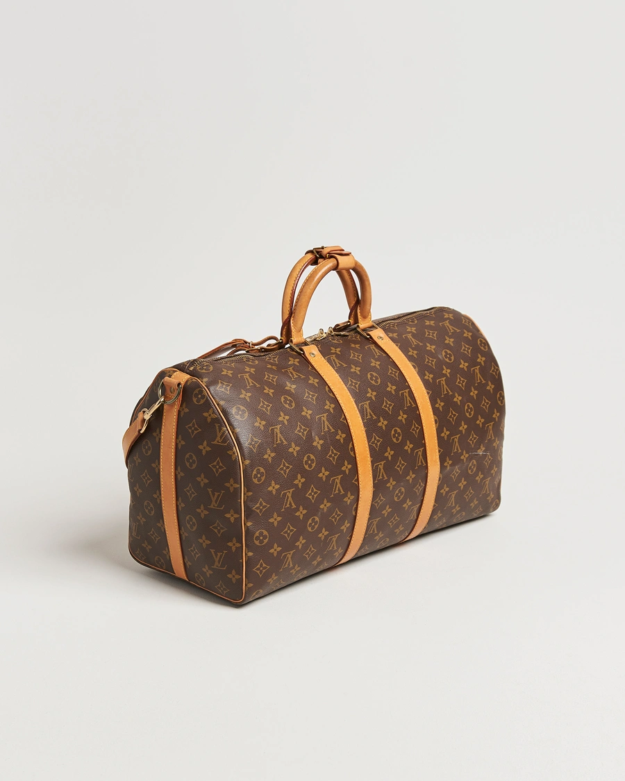 Men | Pre-Owned & Vintage Bags | Louis Vuitton Pre-Owned | Keepall Bandoulière 50 Monogram