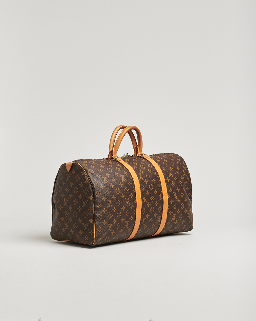Men | Pre-Owned & Vintage Bags | Louis Vuitton Pre-Owned | Keepall 50 Monogram