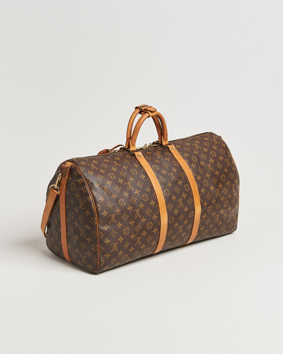 Men | Pre-Owned & Vintage Bags | Louis Vuitton Pre-Owned | Keepall Bandoulière 55 Monogram