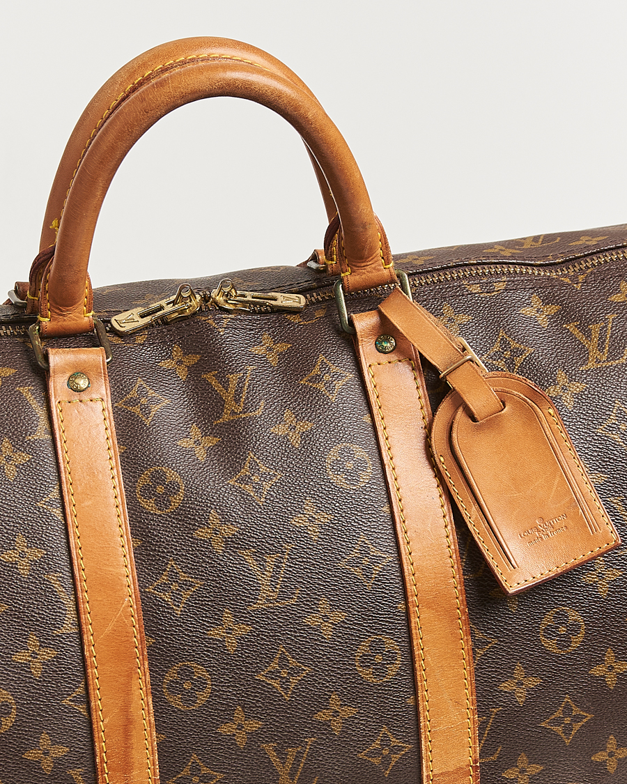 Men | Pre-Owned & Vintage Bags | Louis Vuitton Pre-Owned | Keepall Bandoulière 55 Monogram