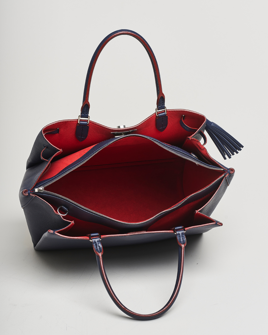 Men | Gifts for Her | Louis Vuitton Pre-Owned | LockMeTo Handbag Calfskin Navy