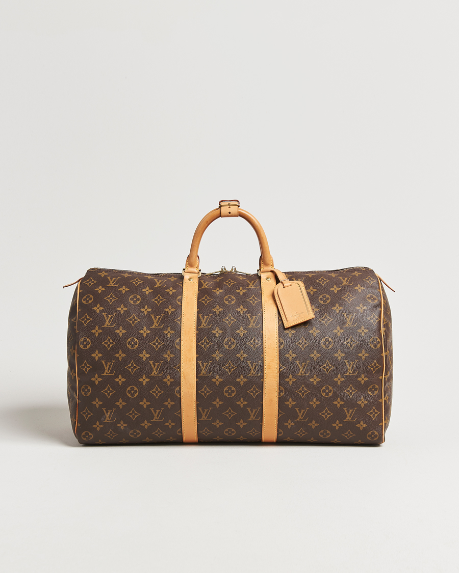 Men | Pre-Owned & Vintage Bags | Louis Vuitton Pre-Owned | Keepall 50 Monogram