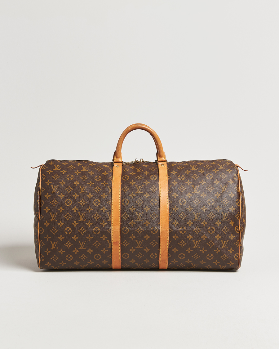 Men | Pre-Owned & Vintage Bags | Louis Vuitton Pre-Owned | Keepall 55 Monogram