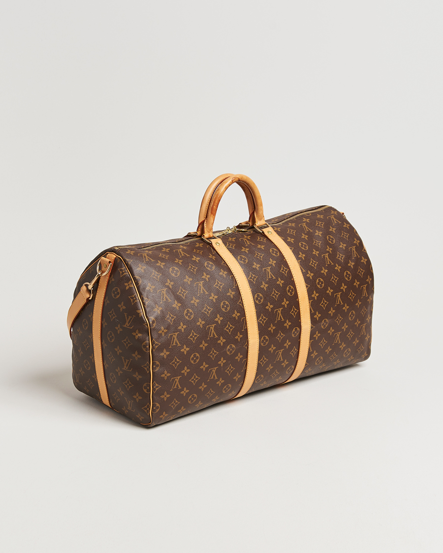 Men | Pre-Owned & Vintage Bags | Louis Vuitton Pre-Owned | Keepall Bandoulière 55 Monogram