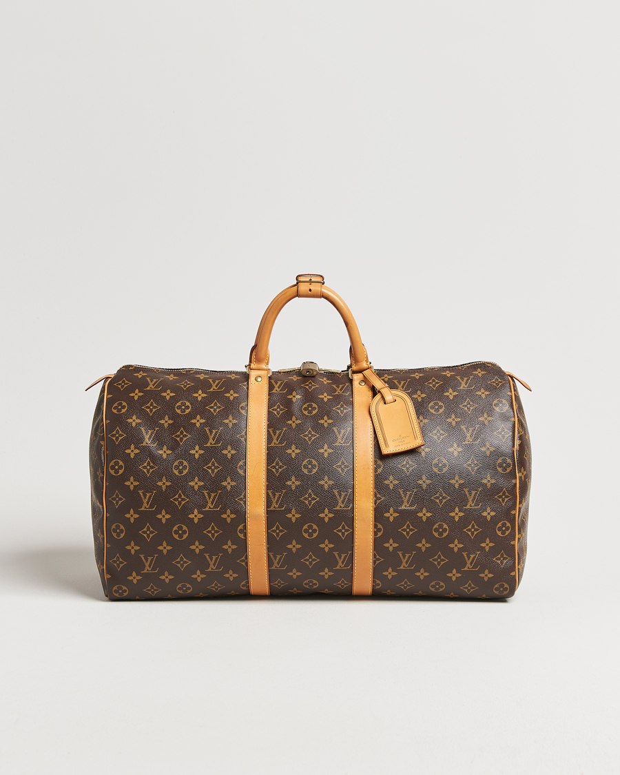 Men | Pre-Owned & Vintage Bags | Louis Vuitton Pre-Owned | Keepall 50 Monogram