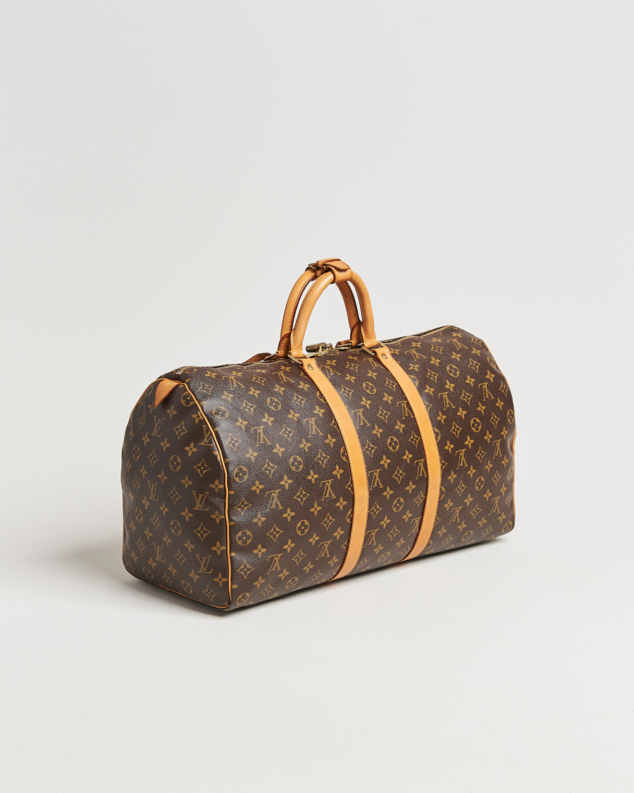 Men | Pre-Owned & Vintage Bags | Louis Vuitton Pre-Owned | Keepall 50 Monogram