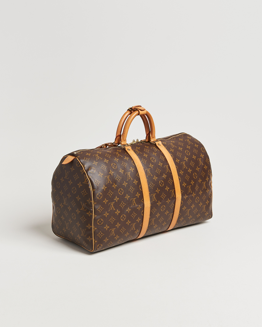 Men | Pre-Owned & Vintage Bags | Louis Vuitton Pre-Owned | Keepall 50 Monogram