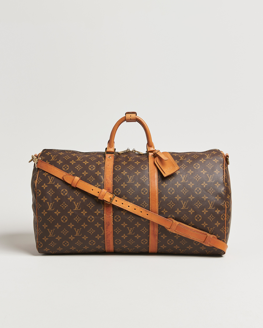 Men | Pre-Owned & Vintage Bags | Louis Vuitton Pre-Owned | Keepall Bandoulière 55 Monogram