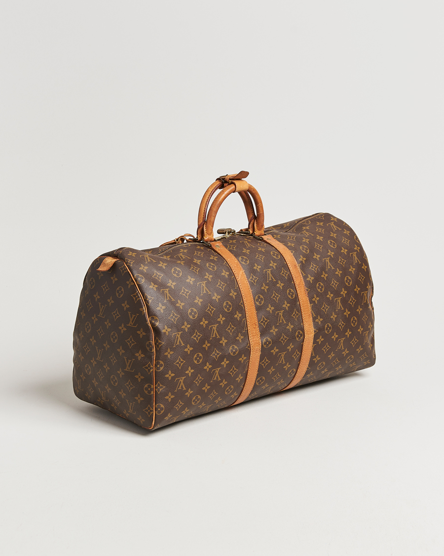 Men | Pre-Owned & Vintage Bags | Louis Vuitton Pre-Owned | Keepall 55 Monogram