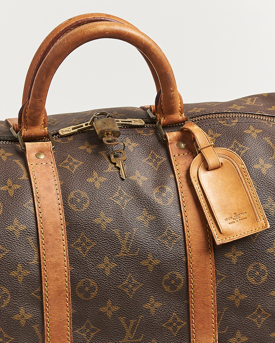 Men | Pre-Owned & Vintage Bags | Louis Vuitton Pre-Owned | Keepall 55 Monogram