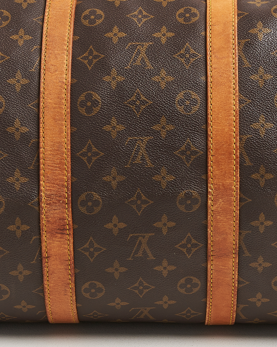 Men | Pre-Owned & Vintage Bags | Louis Vuitton Pre-Owned | Keepall Bandoulière 55 Monogram