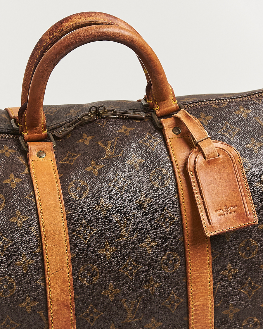 Men | Pre-Owned & Vintage Bags | Louis Vuitton Pre-Owned | Keepall Bandoulière 55 Monogram