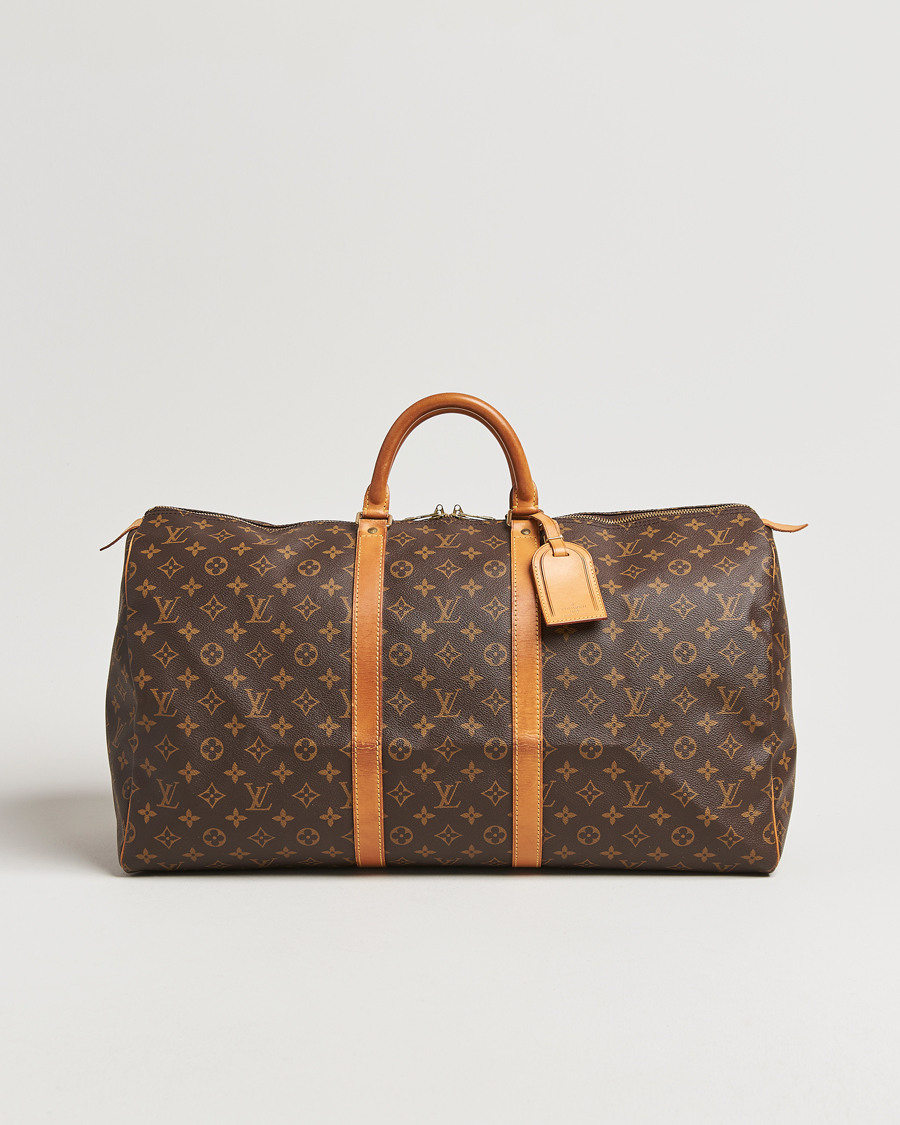 Men | Pre-Owned & Vintage Bags | Louis Vuitton Pre-Owned | Keepall 55 Monogram