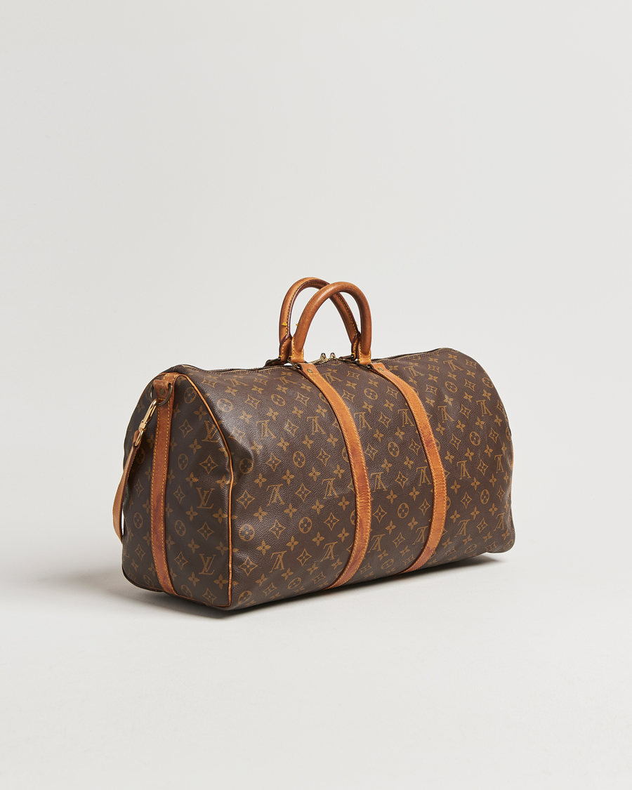 Men | Pre-Owned & Vintage Bags | Louis Vuitton Pre-Owned | Keepall Bandoulière 50 Monogram