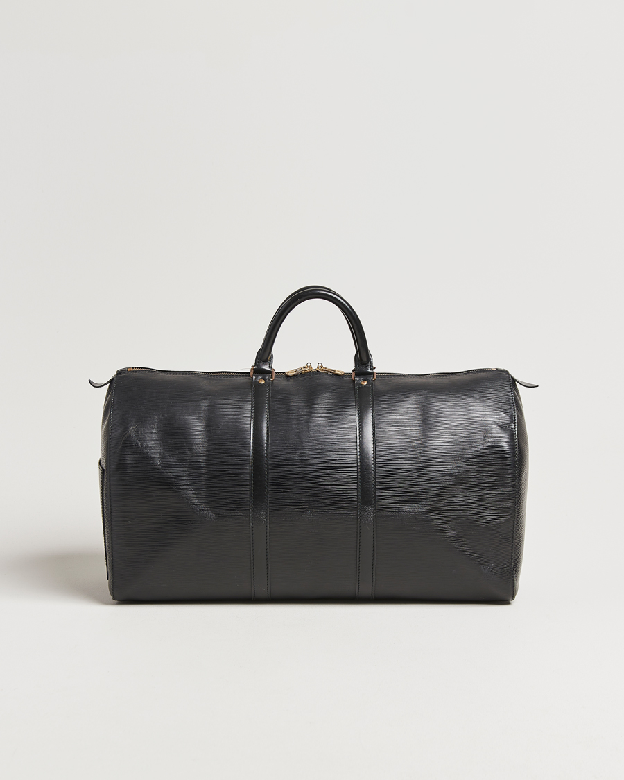 Men | Pre-Owned & Vintage Bags | Louis Vuitton Pre-Owned | Keepall 50 Epi Leather Black
