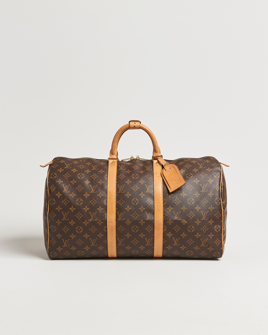 Men | Pre-Owned & Vintage Bags | Louis Vuitton Pre-Owned | Keepall 50 Monogram