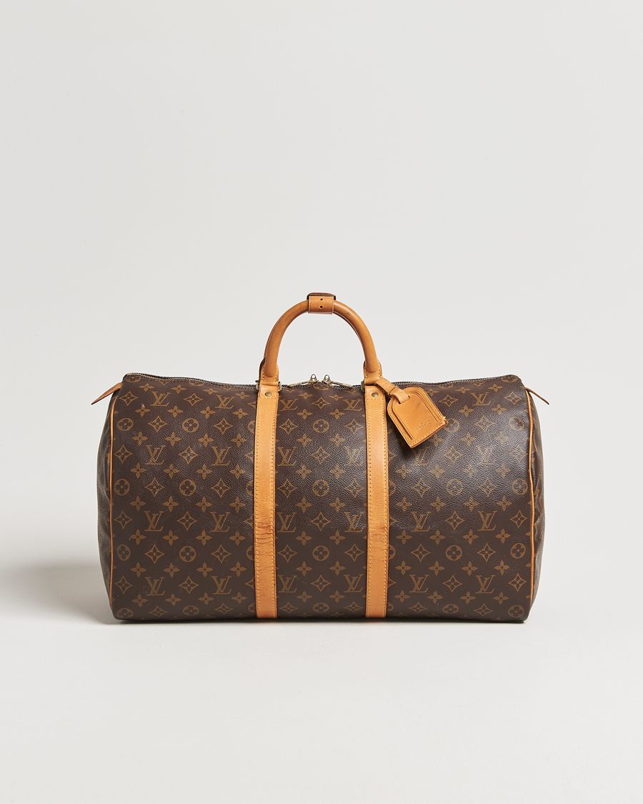 Men | Pre-Owned & Vintage Bags | Louis Vuitton Pre-Owned | Keepall 50 Monogram