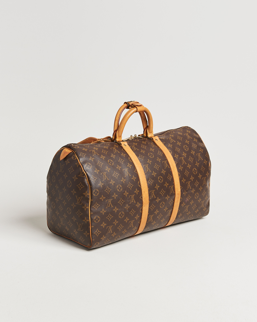 Men | Pre-Owned & Vintage Bags | Louis Vuitton Pre-Owned | Keepall 50 Monogram