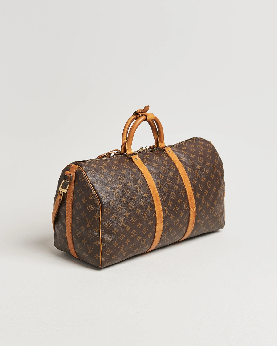 Men | Pre-Owned & Vintage Bags | Louis Vuitton Pre-Owned | Keepall Bandoulière 50 Monogram