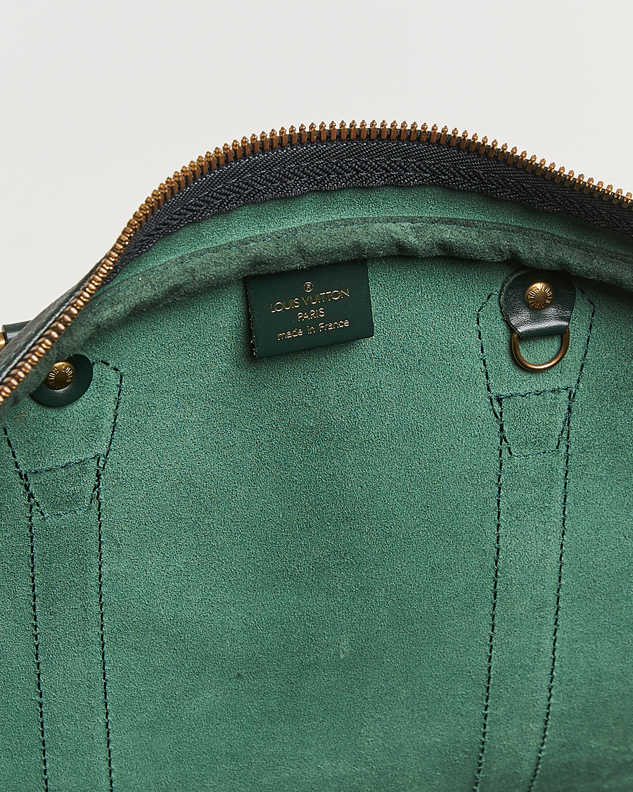 Men | Pre-Owned & Vintage Bags | Louis Vuitton Pre-Owned | Taiga Kendall GM Weekend Bag Green