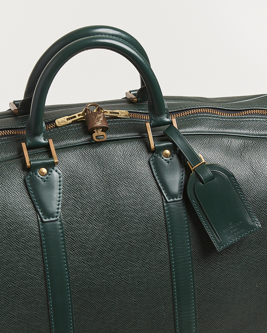 Men | Pre-Owned & Vintage Bags | Louis Vuitton Pre-Owned | Taiga Kendall GM Weekend Bag Green