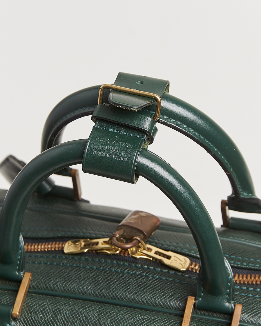 Men | Pre-Owned & Vintage Bags | Louis Vuitton Pre-Owned | Taiga Kendall GM Weekend Bag Green