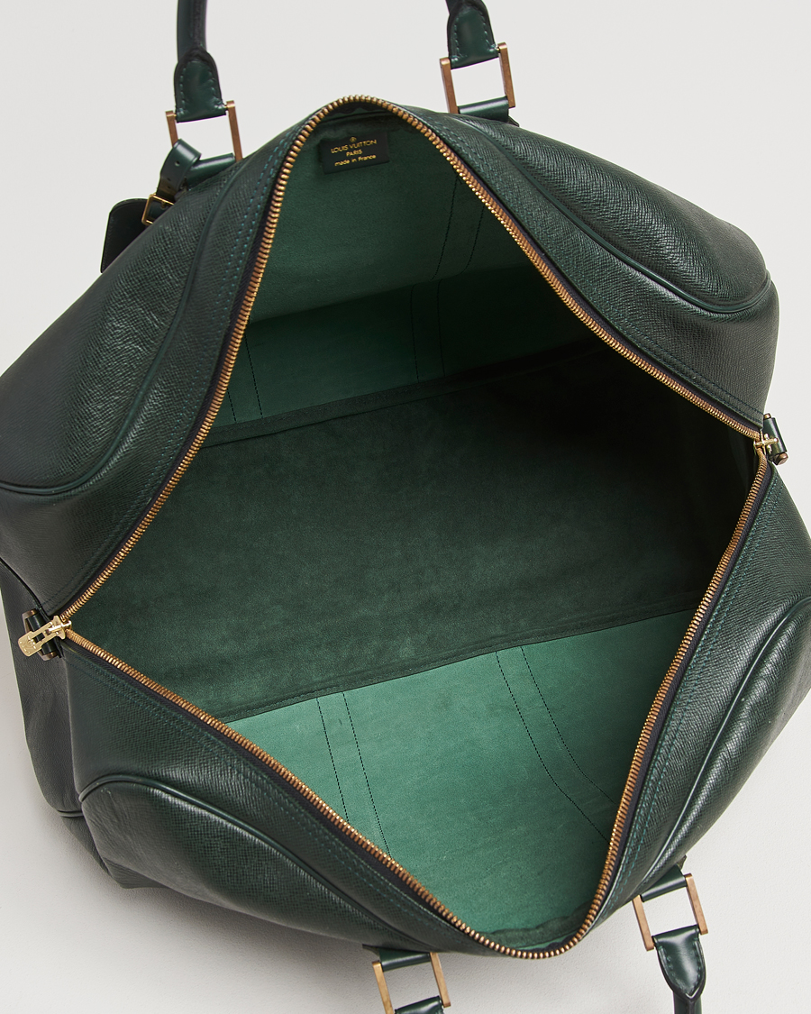 Men | Pre-Owned & Vintage Bags | Louis Vuitton Pre-Owned | Taiga Kendall GM Weekend Bag Green