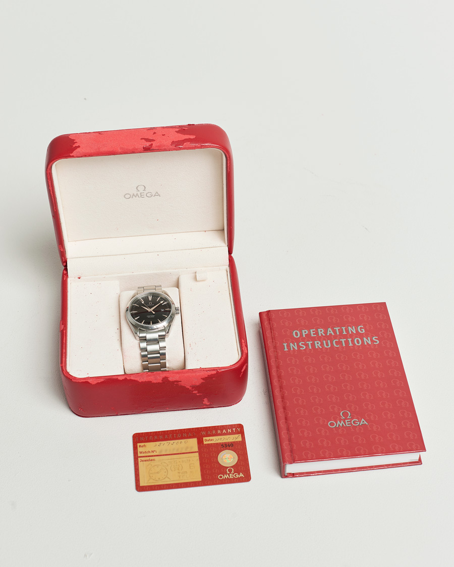 Men | Pre-Owned & Vintage Watches | Omega Pre-Owned | Seamaster Aqua Terra