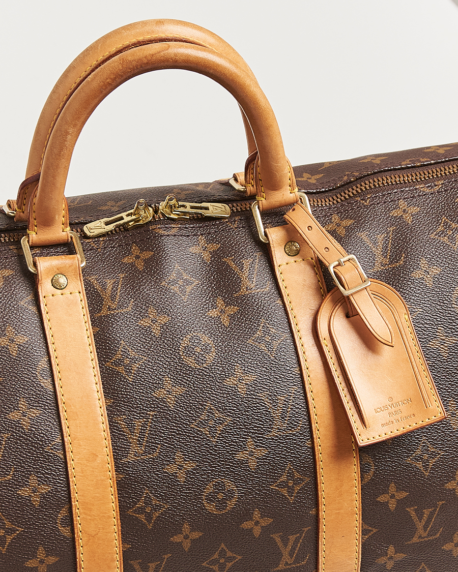 Men | Pre-Owned & Vintage Bags | Louis Vuitton Pre-Owned | Keepall Bandoulière 50 Monogram