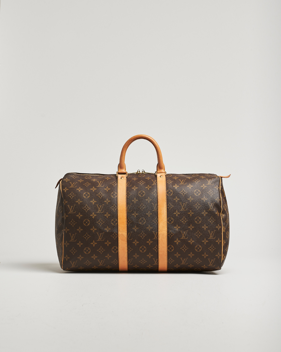 Men | Pre-Owned & Vintage Bags | Louis Vuitton Pre-Owned | Keepall 45 Monogram