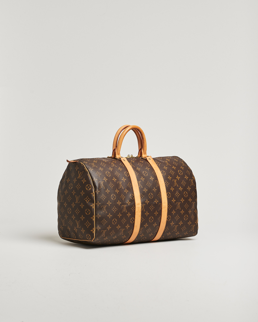 Men | Pre-Owned & Vintage Bags | Louis Vuitton Pre-Owned | Keepall 45 Monogram