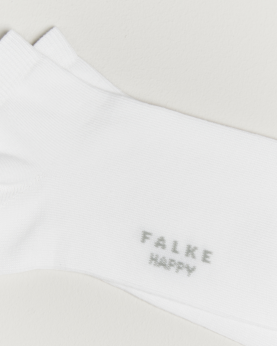 Men | Underwear & Socks | Falke | Happy 2-Pack Cotton Sneaker Socks White