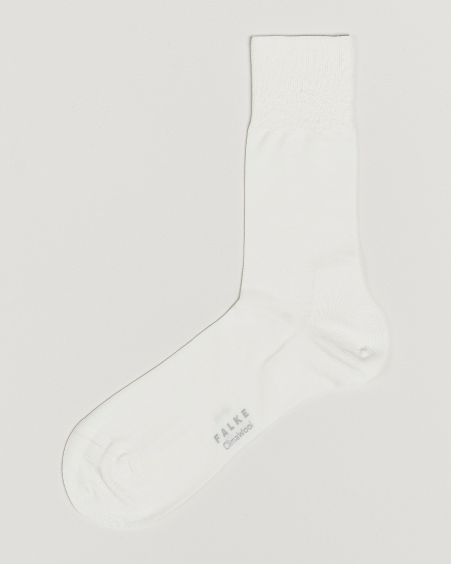 Men | Underwear & Socks | Falke | Clima Wool Sock Off White