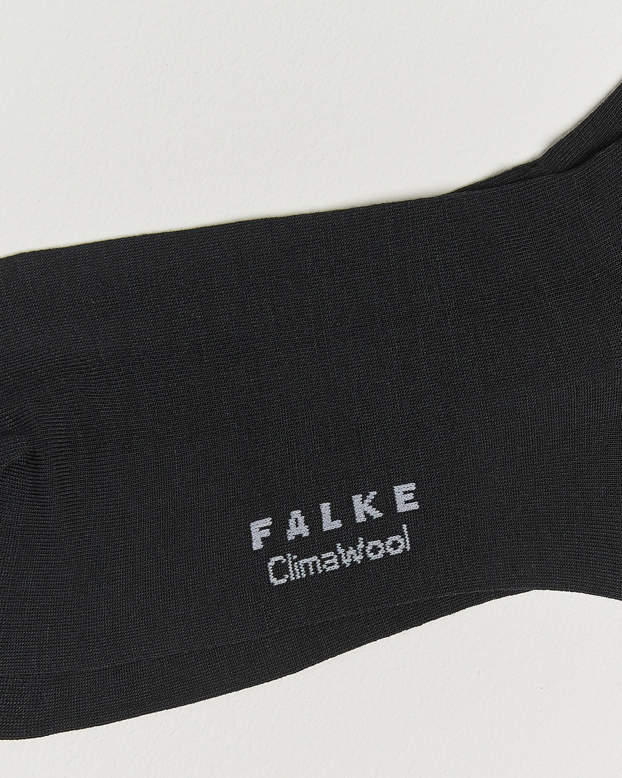 Men | Underwear & Socks | Falke | Clima Wool Sock Black