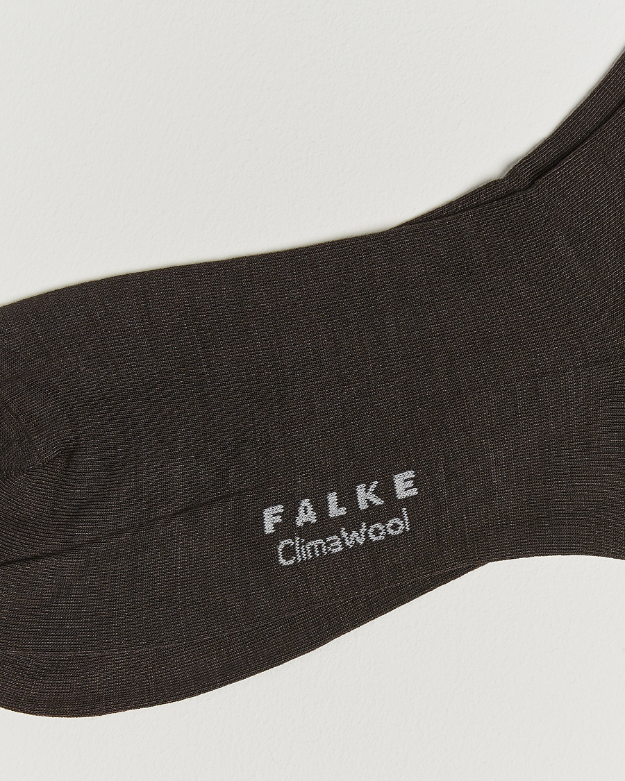 Men | Underwear & Socks | Falke | Clima Wool Sock Brown