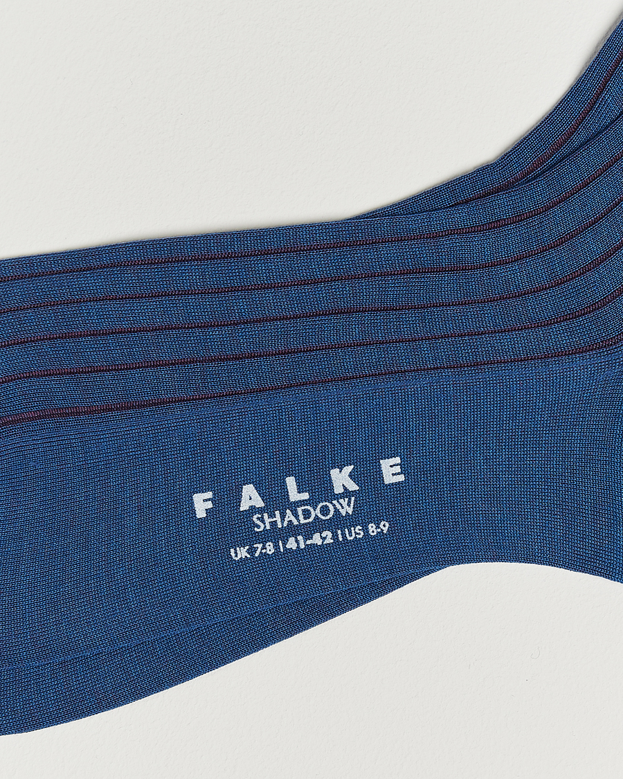 Men | Underwear & Socks | Falke | Shadow Stripe Sock Sapphire